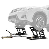 Hydraulic Car Lift with Ramp, 3,000 lb. Capacity per Pair