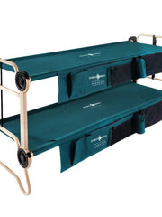 Large Benchable Double Cot with Storage Organizers, Green
