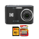 Digital Camera (Black) Bundle with 32GB Memory Card