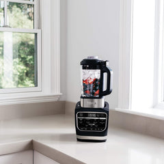 Cold& Hot Blender With 1400 Peak Watts Nonstick Glass Pitcher (HB152), 64 oz, Black