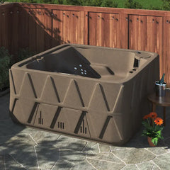 Square Plug And Play Hot Tub with Ozonator