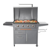 4-Burner 36" Griddle Cooking Station with Hood