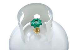 100 lb Steel Propane Cylinder POL Valve (Ships Empty)