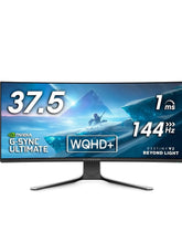 Ultrawide Curved Gaming Monitor 38 Inch, 144Hz Refresh Rate, 3840 x 1600 WQHD, IPS, NVIDIA, 1ms Response Time, 2300R Curvature, VESA Display HDR 600, AW3821DW - White