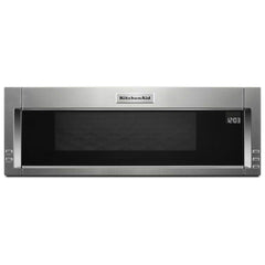 30-Inch Low Profile Microwave Hood, 1000W, Stainless Steel, Dual LED, 4-Speed Ventilation Configuration B