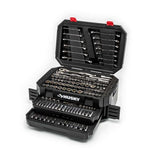 244-Piece Mechanics Tool Set with Tool Chest, 72-Tooth Ratchets, 1/4, 3/8 and 1/2-Inch Drive