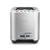 Die-Cast Smart Toaster, 2-Slice, Brushed Stainless Steel