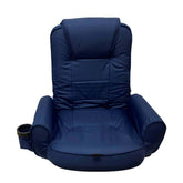 High-Back Portable Seat with Armrests& Pockets, UV-Resistant, Water-Repellent Fabric