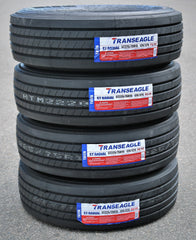 Set of 4 (FOUR) All Steel ST Radial ST 225/75R15 Load G (14 Ply) Trailer Tires