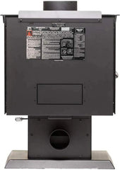 AW1120E-P 1200 Sq. Ft. Pedestal Wood Stove