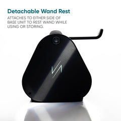 Reverse-Air Hair Dryer with Hair Clips Black