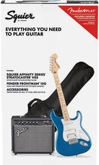 Pack, HSS, Maple Fingerboard, Lake Placid Blue Configuration B