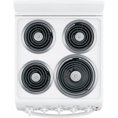 20 in. 4 Burner Element Free-Standing Electric Range in White Configuration B